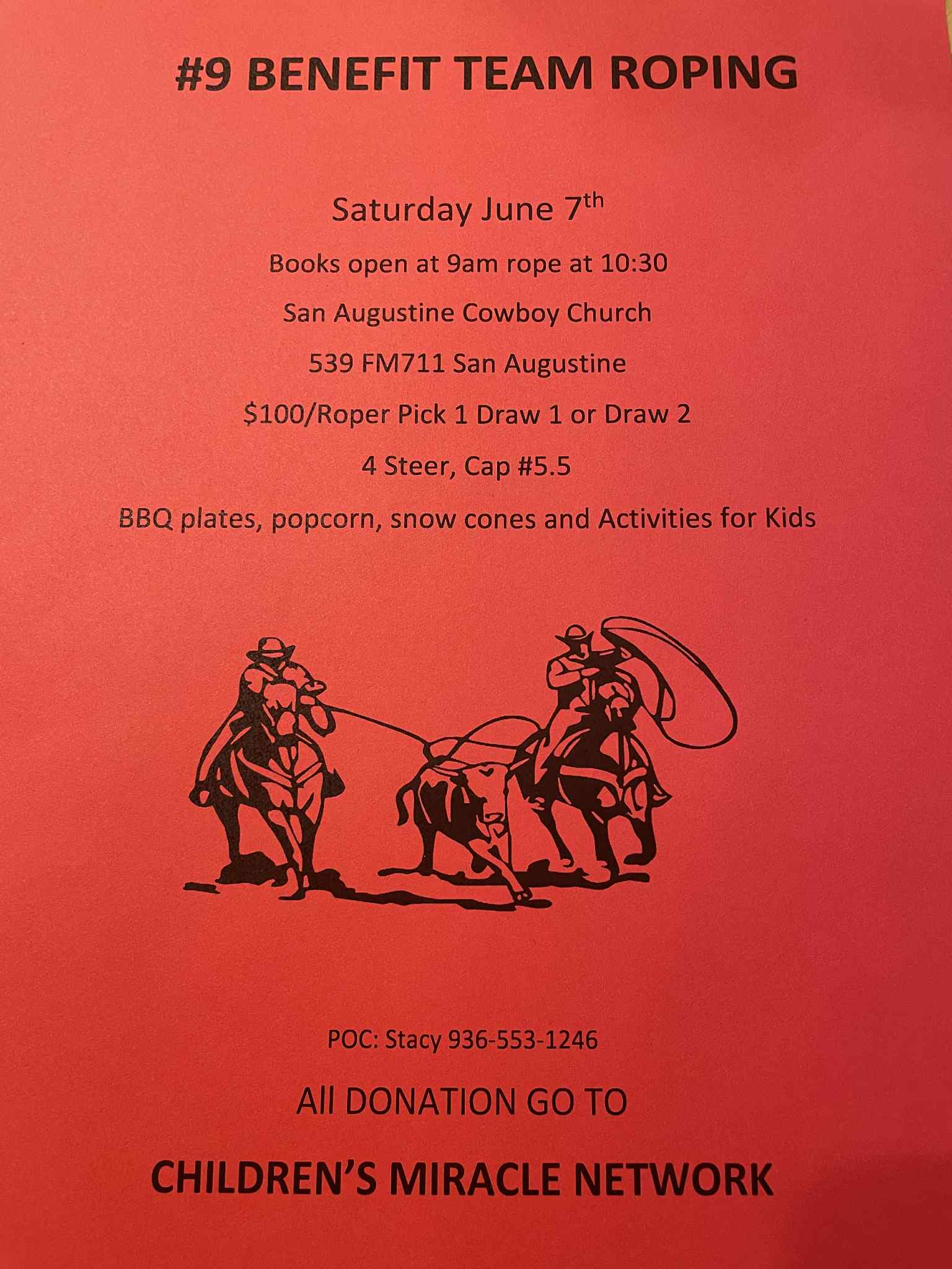 #9 BENEFIT TEAM ROPING